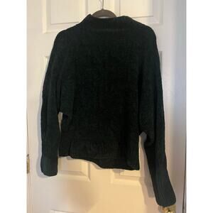 Express green sweater - unique back cut out